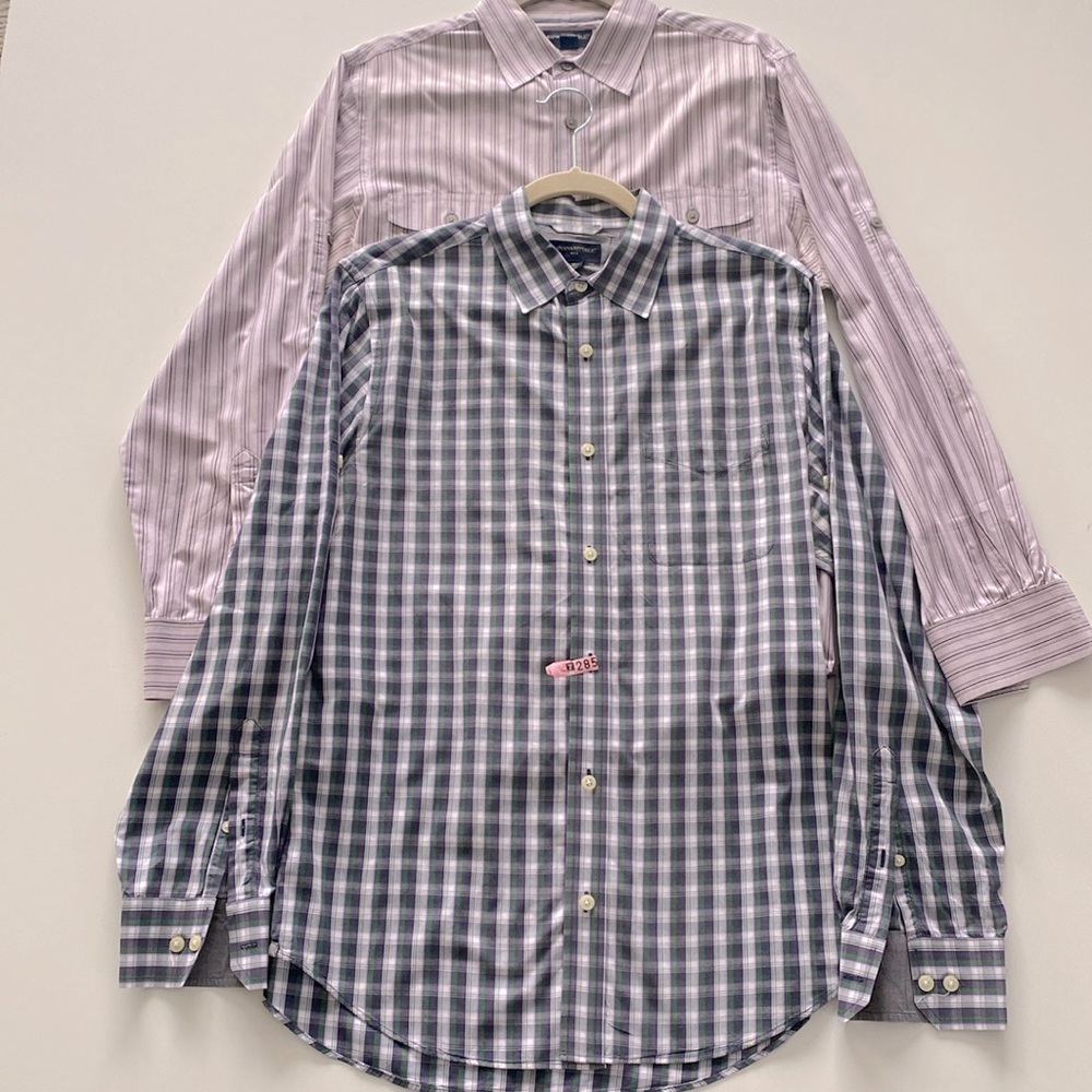 Banana Republic Button Down Shirts Set Bundle of 2